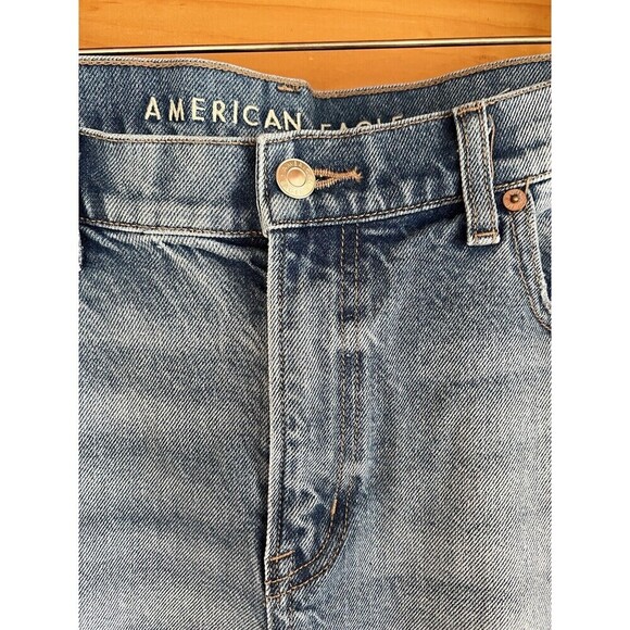 American Eagle Stretch Distressed ‘90s Bootcut Jean  size 12 - Picture 2 of 7